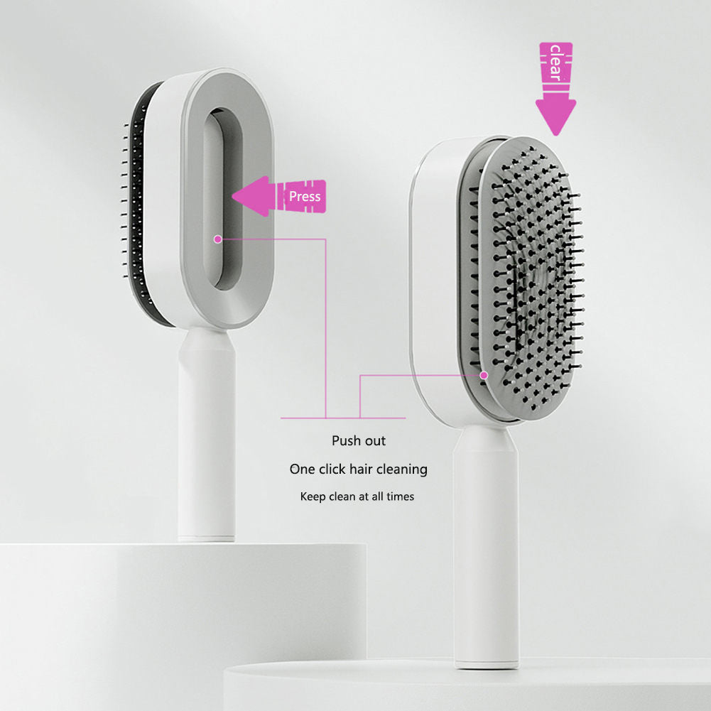 Upgraded Press-type Cleaning Design Air-cushion Comb Ladies Long Hair Special Airbag Massage Comb Household Hairbrush Comb